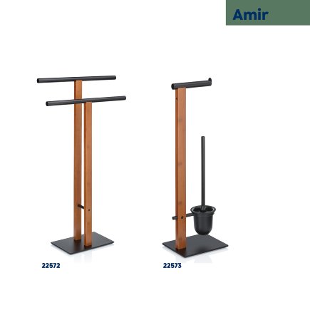 Towel holder Amir black