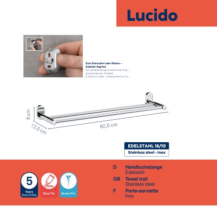 Towel rail Lucido