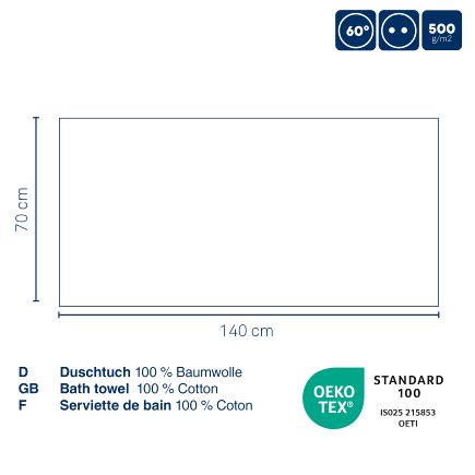 Serviette de bain Ladessa