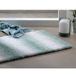Tapis de bain Ombre bleu géle