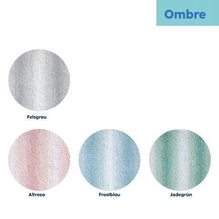 Tapis de bain Ombre bleu géle