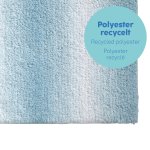 Tapis de bain Ombre bleu géle