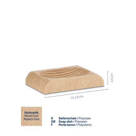 Soap dish natur
