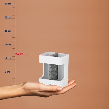 Zahnbürstenhalter Cube white