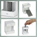 Zahnbürstenhalter Cube white