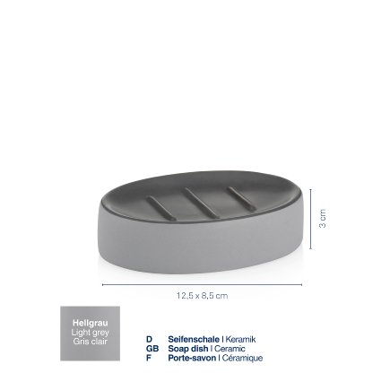Porte-savon Matsi blanc