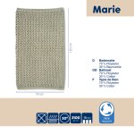 Bathmat Masha light grey