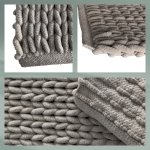 Bathmat Masha light grey