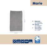 Bathmat Masha light grey