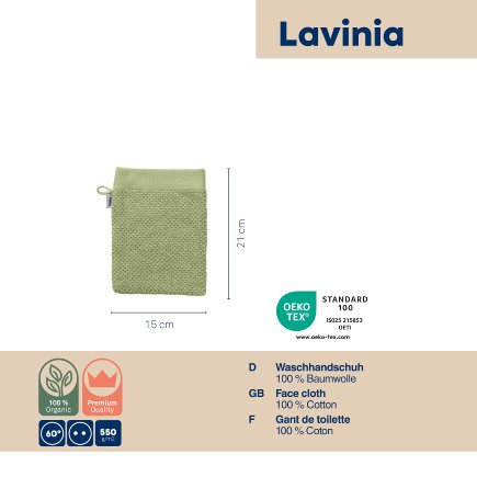 Face cloth Lavinia