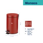Cosmetic bin Monaco matt 3L