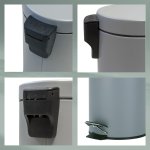 Cosmetic bin Monaco matt 3L