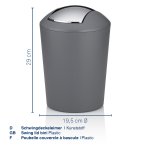 Swing lid bin Marta 5L
