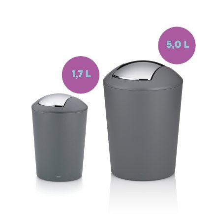 Swing lid bin Marta 5L