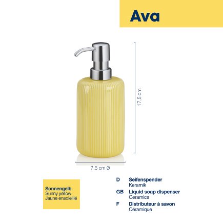 Liquid soap dispenser Ava