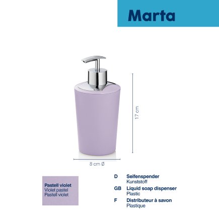 Liquid soap dispenser Marta