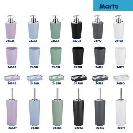 Liquid soap dispenser Marta
