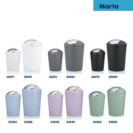 Swing lid bin Marta 1,7L