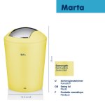 Poubelle cosmétique Marta 5L