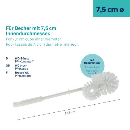 WC-brush Malen