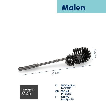 WC-brush Malen