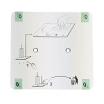 Bodenplatte zu 22490 Toilettengarnitur STYLE
