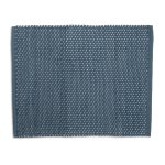 Tapis de bain Miu bleu fumée