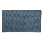 Tapis de bain Miu bleu fumée