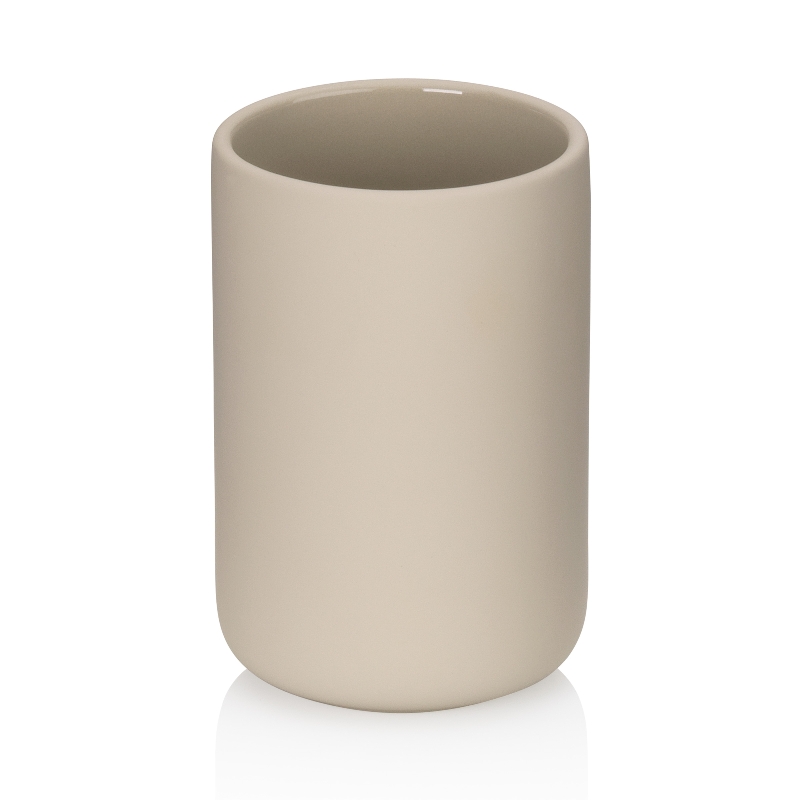 Kela Becher Sana Keramik beige 11,5cm 8,0cmØ