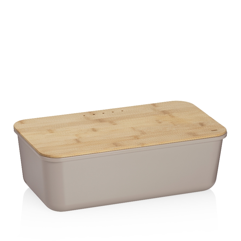 Kela Brotkasten Apart RecycelterPET-Kunststoff hellgrau 37,5x21,0x12,5cm