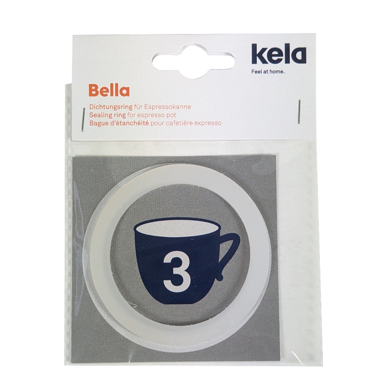 Kela Dichtungsring Bella Gummi transparent 0,7x0,43cm 6,5cmØ