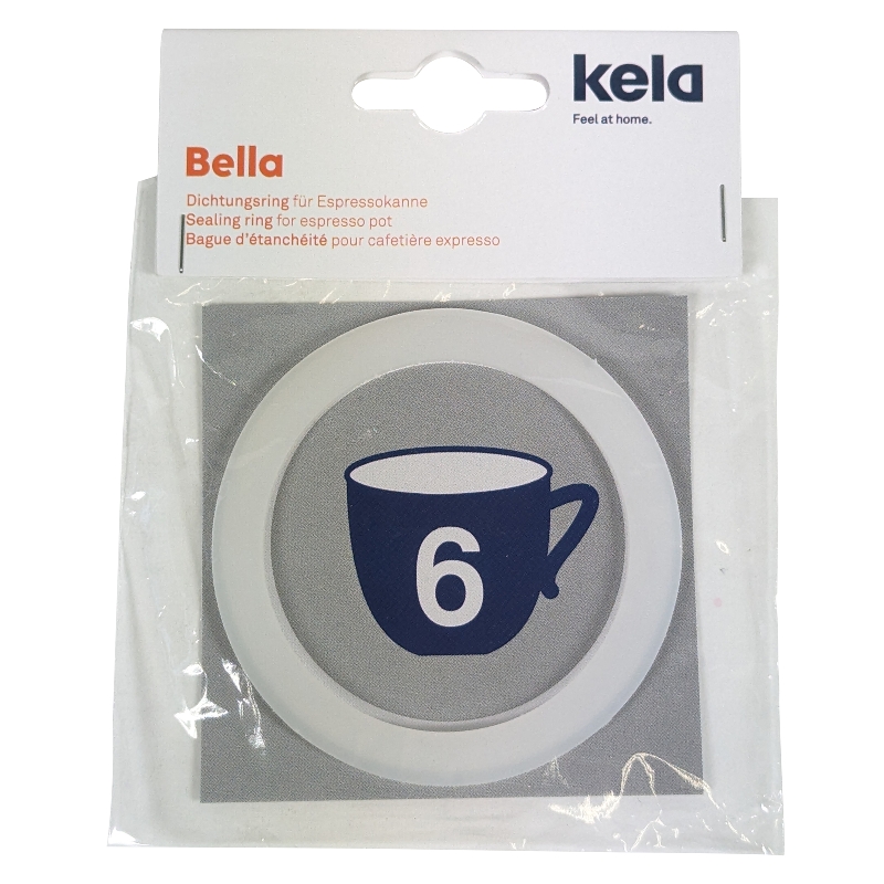 Kela Dichtungsring Bella Gummi transparent 0,7x0,43cm 7,0cmØ