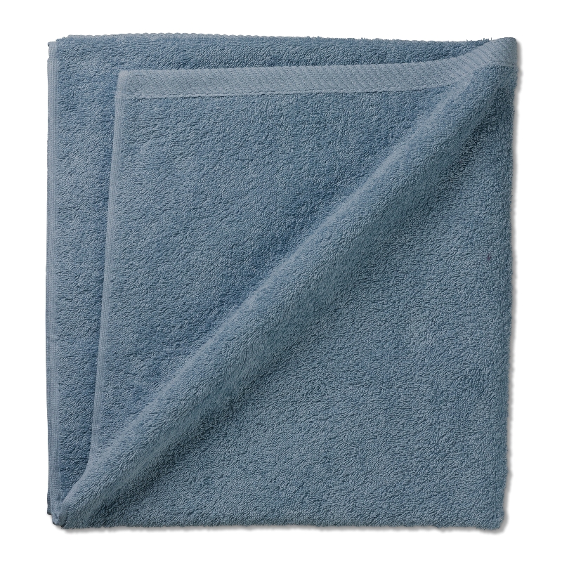 Kela Duschtuch Ladessa 100%Baumwolle rauchblau 70,0x140,0cm