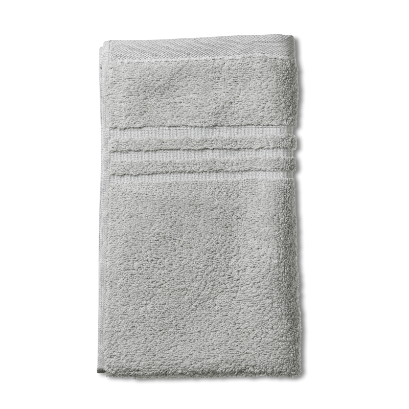 Kela Gästetuch Leonora 100%Baumwolle Premium felsgrau 30,0x50,0cm