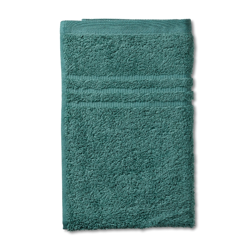 Kela Gästetuch Leonora 100%Baumwolle Premium piniengrün 30,0x50,0cm