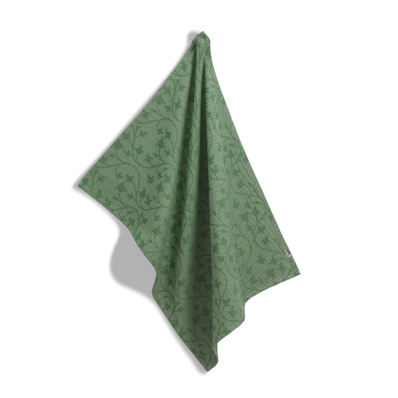 Kela Geschirrtuch Cora 100%Baumwolle hellgrün/grün Muster 70,0x50,0cm