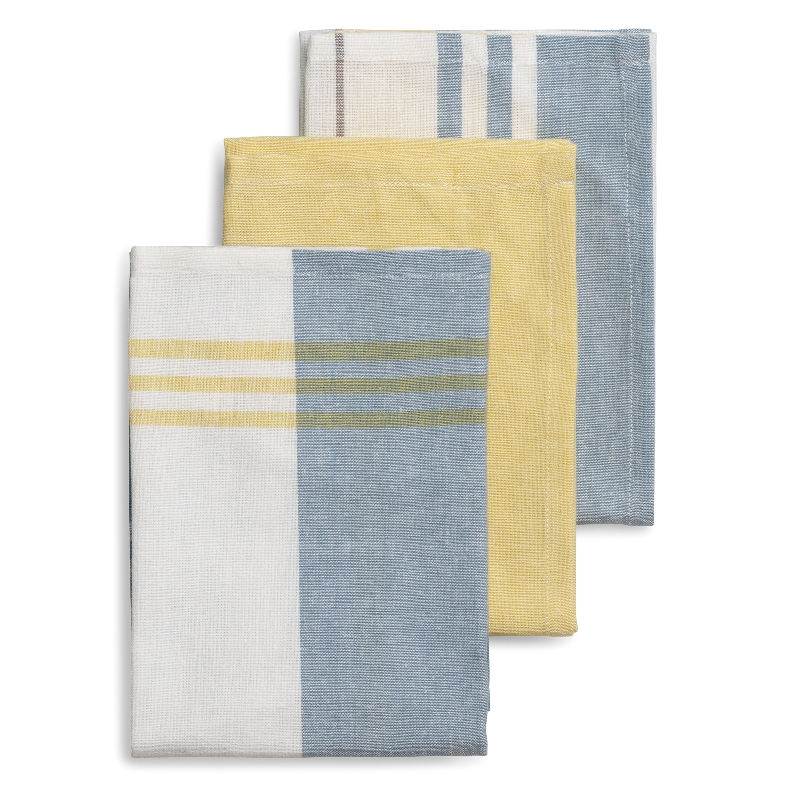 Kela Geschirrtuch Pasado 100%Baumwolle sonnengelb 3tlg 65,0x45,0cm