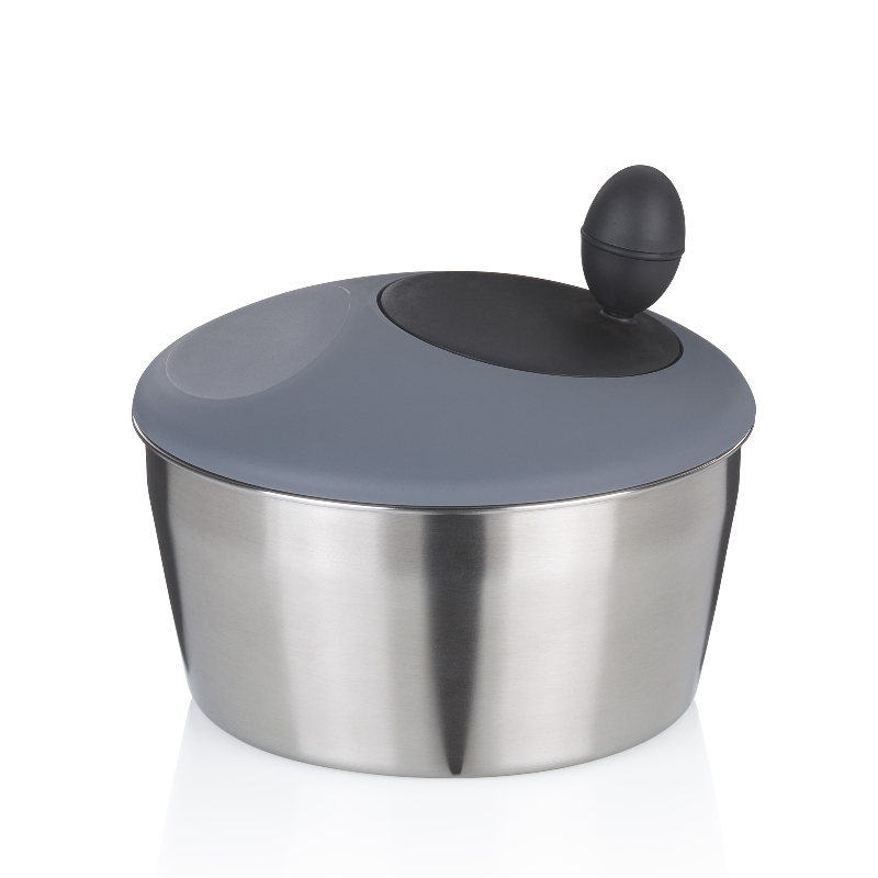 Kela Salatschleuder Romy Edelstahl 18/10 silber matt 12,0cm 24,5cmØ 4,0l