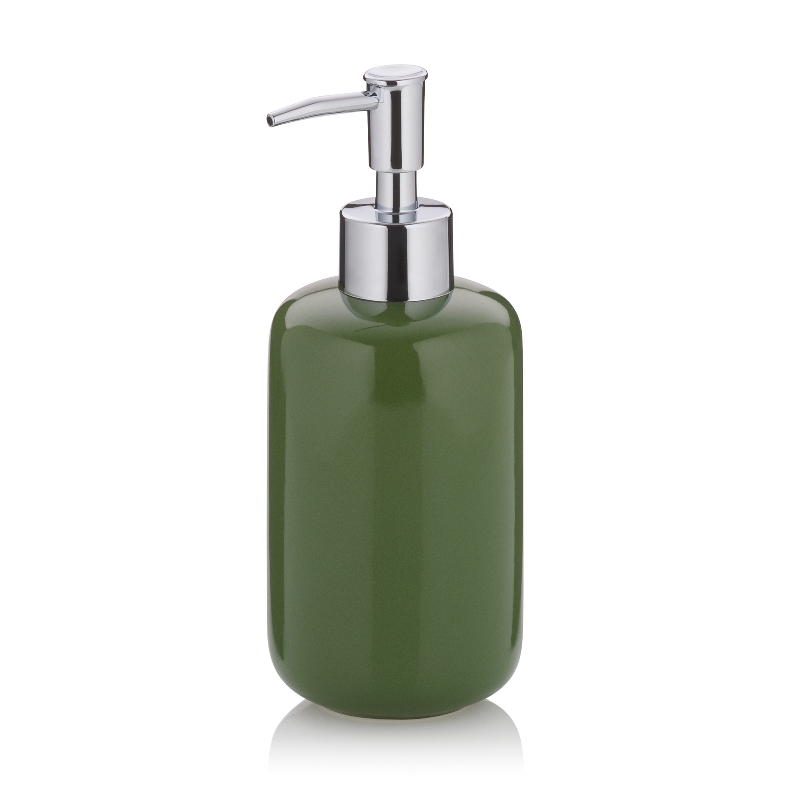 Kela Seifenspender Isabella Keramik blattgrün 18,0cm 7,5cmØ 400,0ml