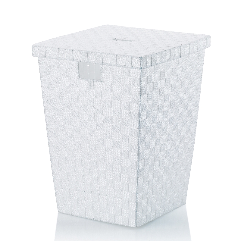 Kela Wäschebox Alvaro PP-Faserband weiß 40x40x52cm
