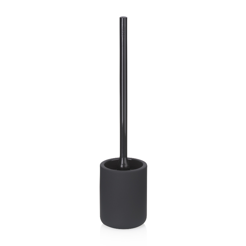 Kela Wc-Garnitur Sana Keramik schwarz 45,0cm 10,0cmØ