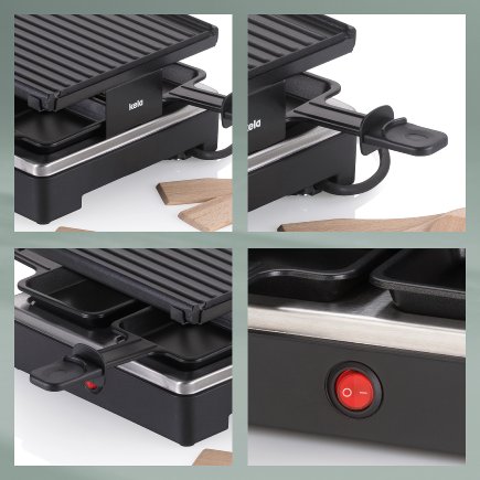 Raclette mit Grillplatte Geneva
