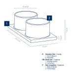 Set coupelles Gunten  3pièces