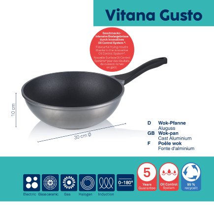 Wok pan Vitana Gusto
