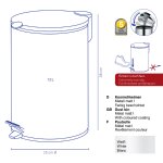 Poubelle Mats 12L