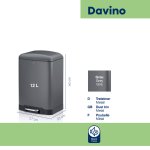 Pedal bin Davino 6 and 12L