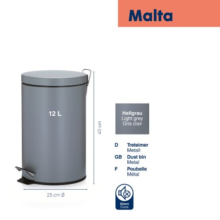 Treteimer Monaco+ 12 L