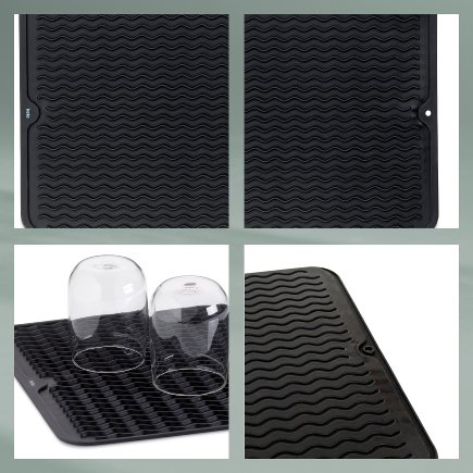 Draining mat Rena black