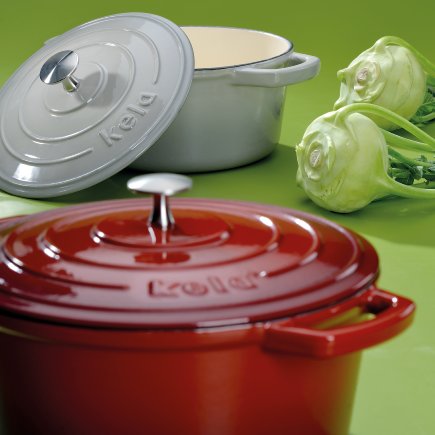 Bräter Calido flach rot 3,2 L