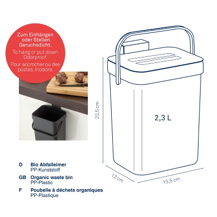 Organic waste bin Pluto